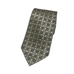 DAVID TAYLOR~Mens Tie Geometric Design Polyester Necktie